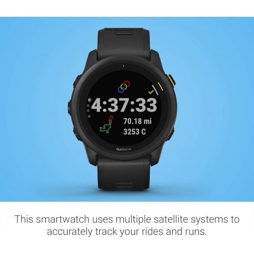 가민 [아마존베스트]Garmin Forerunner 745, GPS Running Watch, Detailed Training Stats and On-Device Workouts, Essential Smartwatch Functions, Black (010-02445-00)