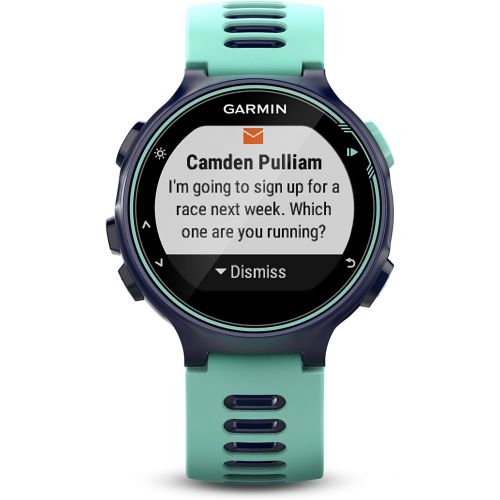 가민 [아마존베스트]Garmin Forerunner 735XT, Multisport GPS Running Watch With Heart Rate, Midnight/Frost Blue