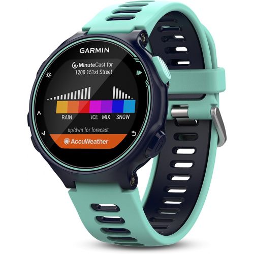 가민 [아마존베스트]Garmin Forerunner 735XT, Multisport GPS Running Watch With Heart Rate, Midnight/Frost Blue