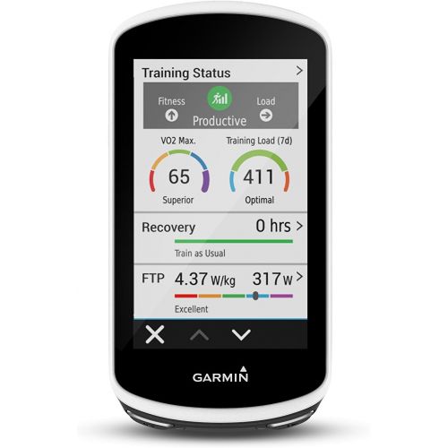 가민 [아마존베스트]Garmin Edge 1030 Bundle, 3.5 GPS Cycling/Bike Computer with Navigation and Connected features, Includes Additional Sensors/Heart Rate Monitor