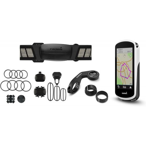 가민 [아마존베스트]Garmin Edge 1030 Bundle, 3.5 GPS Cycling/Bike Computer with Navigation and Connected features, Includes Additional Sensors/Heart Rate Monitor