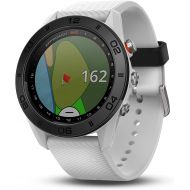 [아마존베스트]Garmin Approach S60, Premium GPS Golf Watch with Touchscreen Display and Full Color CourseView Mapping, White w/ Silicone Band