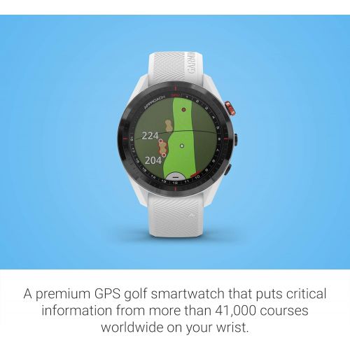 가민 [아마존베스트]Garmin Approach S62, Premium Golf GPS Watch, Built-in Virtual Caddie, Mapping and Full Color Screen, White