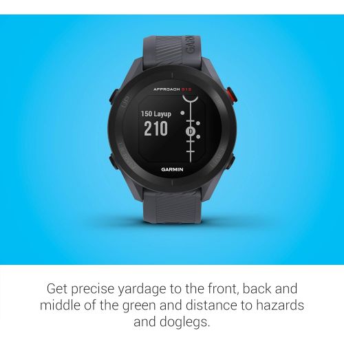 가민 Garmin Approach S12, Easy-to-Use GPS Golf Watch, 42k+ Preloaded Courses, Granite Blue, 010-02472-01