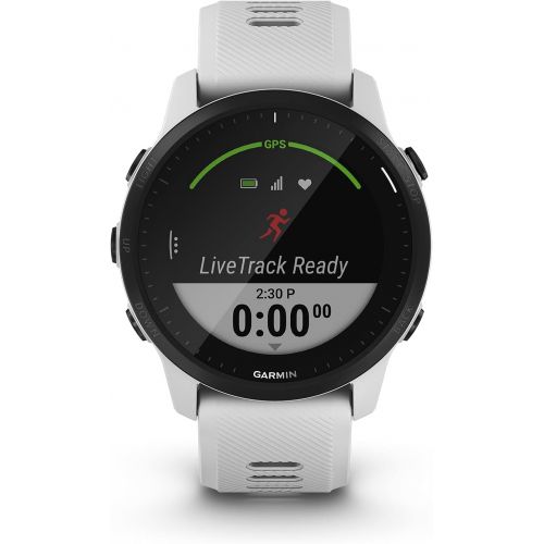 가민 Garmin Forerunner 945 LTE, Premium GPS Running/Triathlon Smartwatch with LTE Connectivity, Whitestone