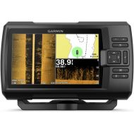 Garmin Striker 7SV with Transducer, 7 GPS Fishfinder with Chirp Traditional, ClearVu and SideVu Scanning Sonar Transducer and Built in Quickdraw Contours Mapping Software, 7 inches