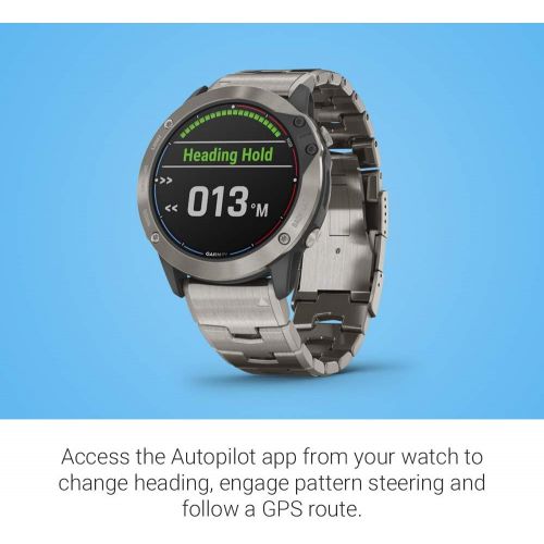 가민 Garmin quatix 6X Multisport Marine Smartwatch, Comprehensive Boat Connectivity (010-02157-30)