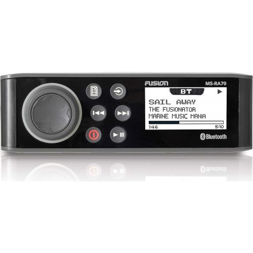 가민 Garmin Fusion MS-RA70 Stereo with 4x50W AM/FM/Bluetooth 2-Zone USB Wireless Control for Fusion Link App