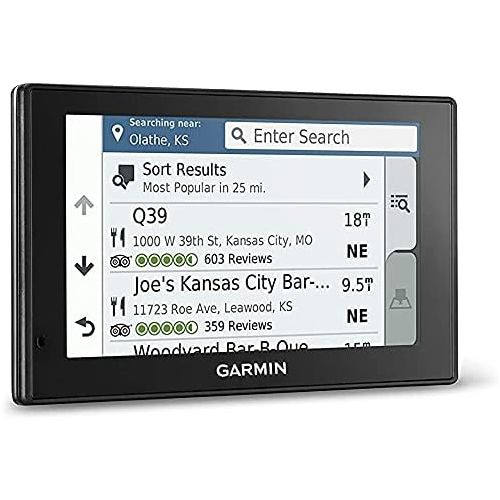 가민 Garmin DriveSmart 51 NA LMT-S Vent Mount Bundle (010-01680-02) with Lifetime Maps/Traffic, Live Parking, Bluetooth,WiFi, Smart Notifications, Voice Activation, Driver Alerts