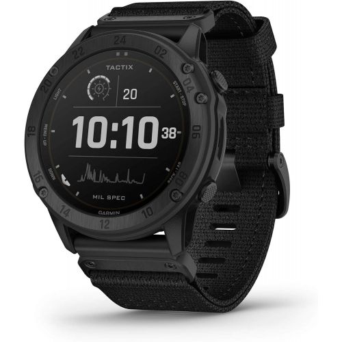 가민 [아마존베스트]Garmin tactix Delta Solar, Solar-Powered Specialized Tactical Watch, Ruggedly Built to Military Standards, Night Vision Compatibility, Black (010-02357-10)