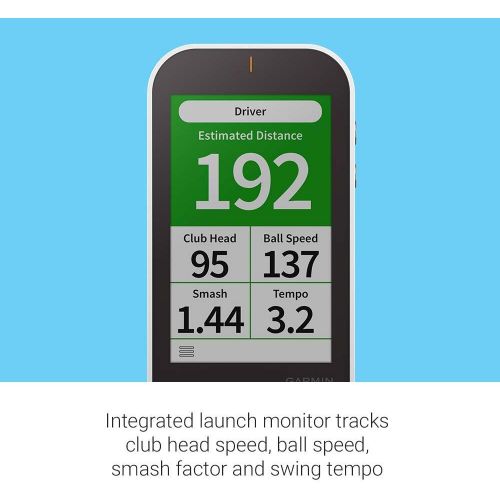 가민 [아마존베스트]Garmin Approach G80, All-in-One Premium GPS Golf Handheld with Integrated Launch Monitor, 3.5 Touchscreen