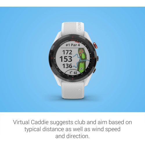 가민 [아마존베스트]Garmin Approach S62, Premium Golf GPS Watch, Built-in Virtual Caddie, Mapping and Full Color Screen, White