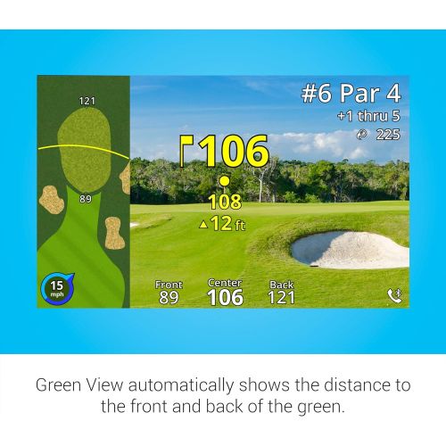 가민 [아마존베스트]Garmin Approach Z82, Golf GPS Laser Range Finder, Accuracy Within 10” of The Flag, 2-D Course Overlays