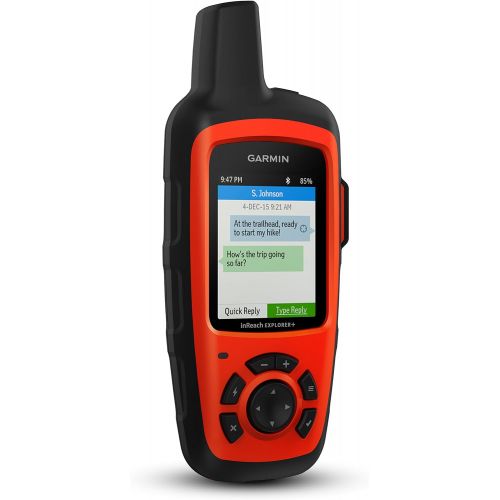 가민 [아마존베스트]Garmin inReach Explorer+, Handheld Satellite Communicator with Topo Maps and GPS Navigation