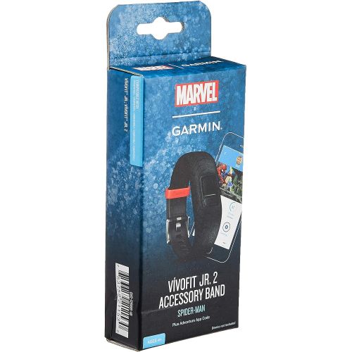 가민 [아마존베스트]Garmin vivofit jr 2, Accesory Band Only, MARVEL Spider-Man, Black