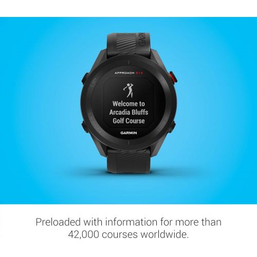 가민 Garmin Approach S12, Easy-to-Use GPS Golf Watch, 42k+ Preloaded Courses, Black, 010-02472-00