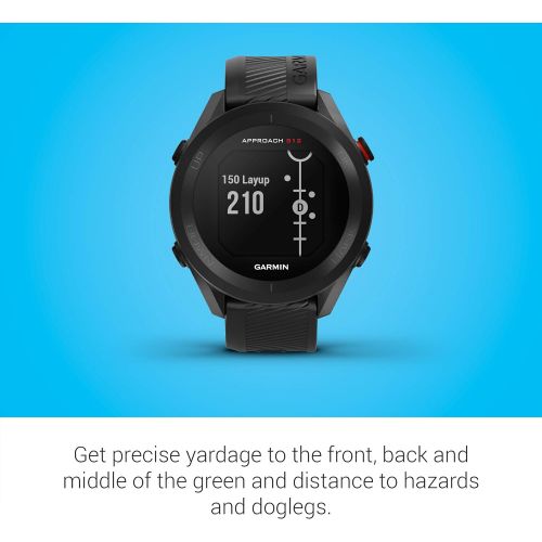 가민 Garmin Approach S12, Easy-to-Use GPS Golf Watch, 42k+ Preloaded Courses, Black, 010-02472-00