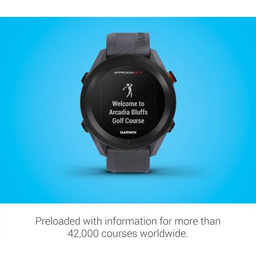 가민 Garmin Approach S12, Easy-to-Use GPS Golf Watch, 42k+ Preloaded Courses, Granite Blue, 010-02472-01