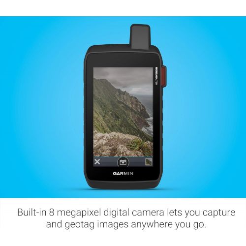 가민 Garmin Montana 750i, Rugged GPS Handheld with Built-in inReach Satellite Technology and 8-megapixel Camera, Glove-Friendly 5 Color Touchsreen (010-02347-00)