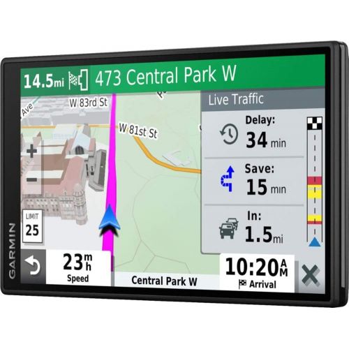 가민 Garmin DriveSmart 55 & Traffic 5.5 Display GPS Navigator with Case and Mount Bundle