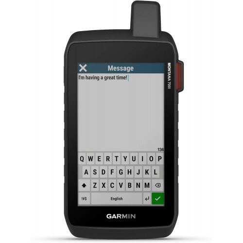 가민 Garmin Montana 700i, Rugged GPS Handheld with Built-in inReach Satellite Technology, Glove-Friendly 5 Color Touchscreen