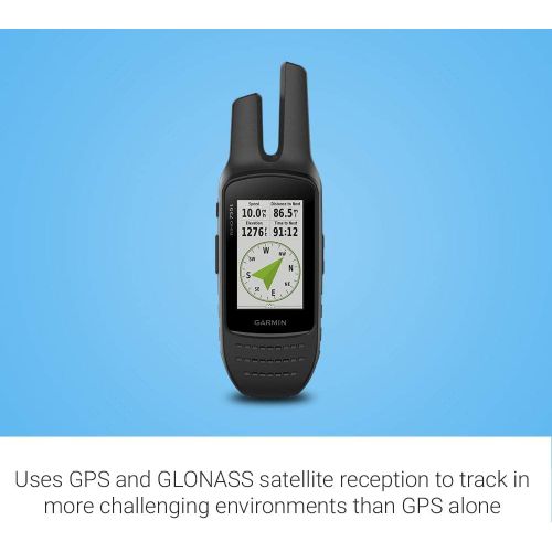 가민 Garmin Rino 755t, Rugged Handheld 2-Way Radio/GPS Navigator with Camera and Preloaded TOPO Mapping