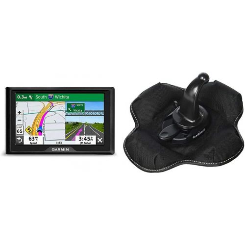 가민 Garmin Drive 52 & Traffic: GPS Navigator with 5” Display Features Easy-to-Read menus and maps, Traffic alerts, Plus Information to enrich Road Trips & Portable Friction Mount