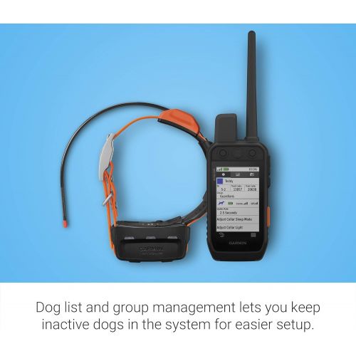 가민 Garmin Alpha 200i/T 5 Dog Tracking Bundle, Handheld and Collar, Utilizes inReach Technology, Sunlight-readable 3.6 Touchscreen (010-02230-20)