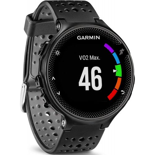 가민 Garmin 010-03717-55 Forerunner 235 with Wrist Based Heart Rate Monitoring, Black/Gray