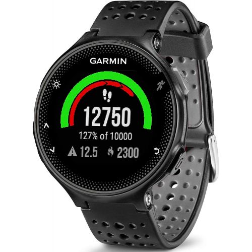 가민 Garmin 010-03717-55 Forerunner 235 with Wrist Based Heart Rate Monitoring, Black/Gray