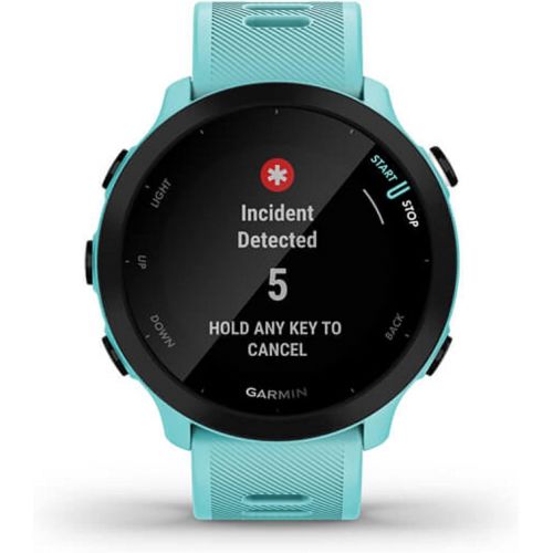 가민 Garmin Forerunner 55, GPS Running Watch with Daily Suggested Workouts, Up to 2 weeks of Battery Life, Aqua