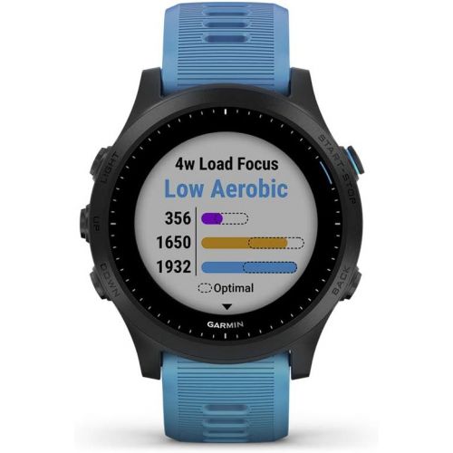 가민 Garmin Forerunner 945 Bundle, Premium GPS Running/Triathlon Smartwatch with Music, Blue