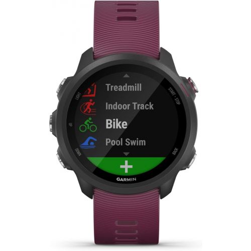 가민 [아마존베스트]Garmin Forerunner 245 GPS Running Watch with Individual Training Plans, Special Running Features & Detailed Training Analysis, 3 cm Colour Display, Battery Life Up To 7 Days, Water