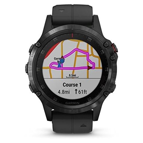 가민 [아마존베스트]Garmin Fenix 5 Plus Sapphire Black with Bl