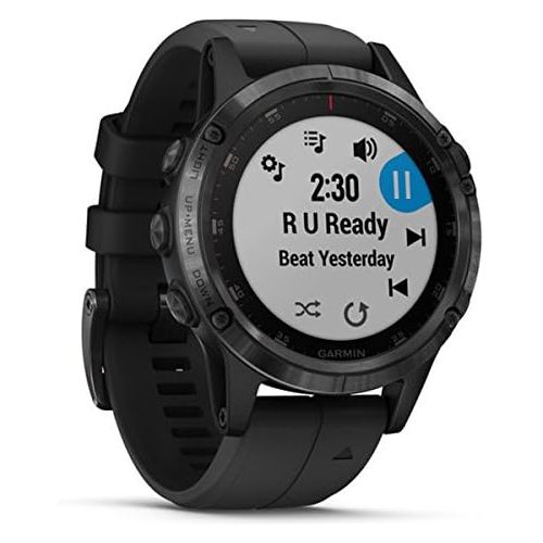 가민 [아마존베스트]Garmin Fenix 5 Plus Sapphire Black with Bl