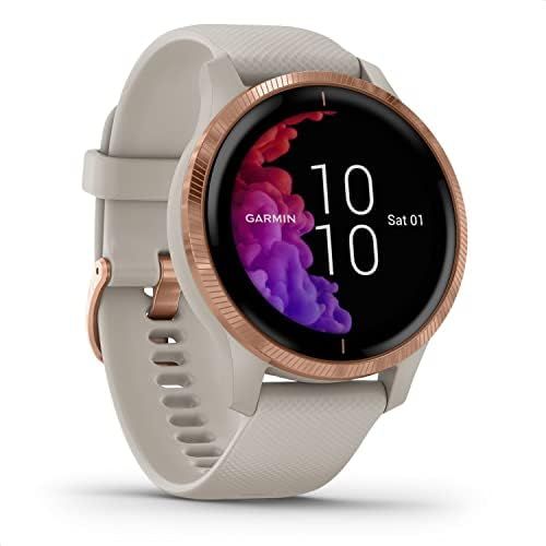 가민 [아마존베스트]Garmin Venu Waterproof GPS Fitness Smart Watch With AMOLED Display, Training Plans And Animated Exercises, German Version 20 sports apps, heart rate monitoring, 5-day battery life,