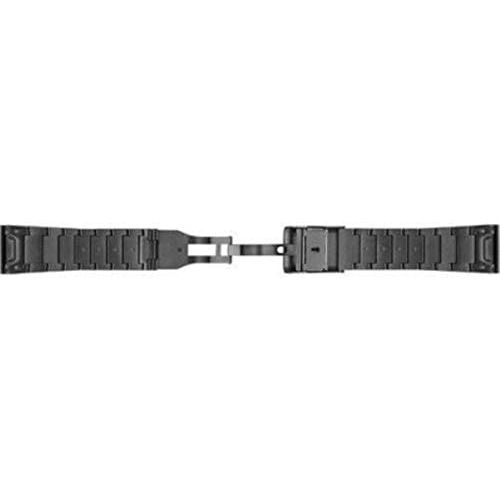 가민 Garmin 010-12740-02 Quickfit 22 Watch Band - Carbon Gray DLC Titanium - Accessory Band for Fenix 5 PlusFenix 5