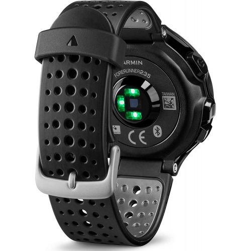 가민 Garmin Forerunner 235 GPS Running Watch with Wrist-Based Heart Rate, Sunlight-Visible, 5 ATM Water Rating, 1.23 Display, 215x180 Pixels, iPhone and Android Compatible, Marsala Sili