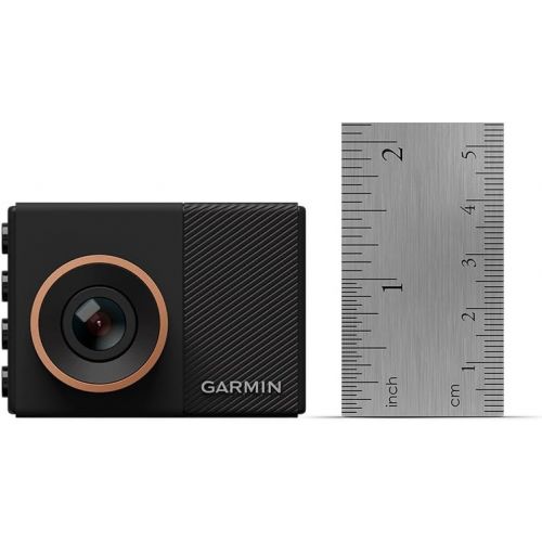 가민 Garmin Dash Cam 55, 1440p 2.0 LCD Screen, Extremely Small GPS-Enabled Dash Camera with Voice Control, Loop Recording, G-Sensor and Driver Alerts, Includes Memory Card