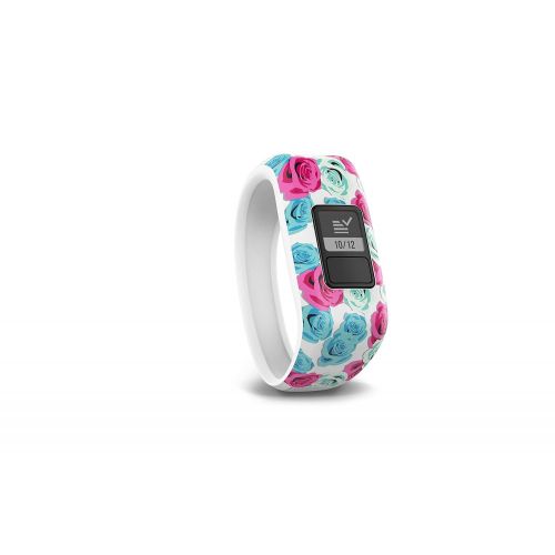 가민 Garmin vvofit jr, Kids Fitness/Activity Tracker, 1year Battery Life, Real Flower (Renewed)