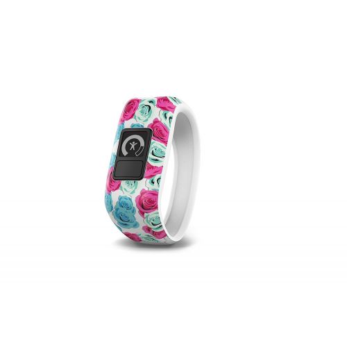 가민 Garmin vvofit jr, Kids Fitness/Activity Tracker, 1year Battery Life, Real Flower (Renewed)