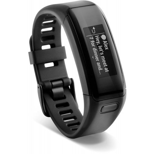 가민 Garmin vivosmart HR Activity Tracker Regular Fit - Black