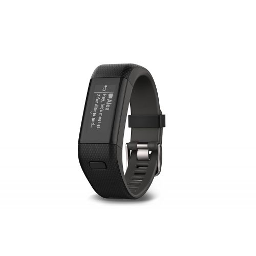 가민 Garmin vvosmart HR+ Regular Fit Activity Tracker - Black