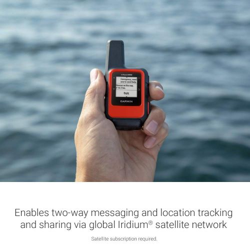 가민 Garmin inReach Mini Marine Bundle, Lightweight and Compact Handheld Satellite Communicator with Screw Down Mount