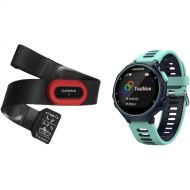 Bestbuy Garmin - Forerunner 735XT Smartwatch Run Bundle - Midnight BlueFrost Blue