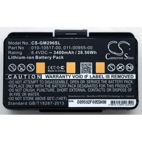  Extended 3400mAh Battery for Garmin GPSMAP 276c 296 376c 378 396 478 495 496