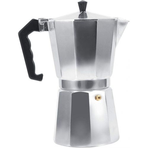  Garsent Espressokocher, wiederverwendbar Aluminium Kaffekocher fuer Haus, Buero(450ML)