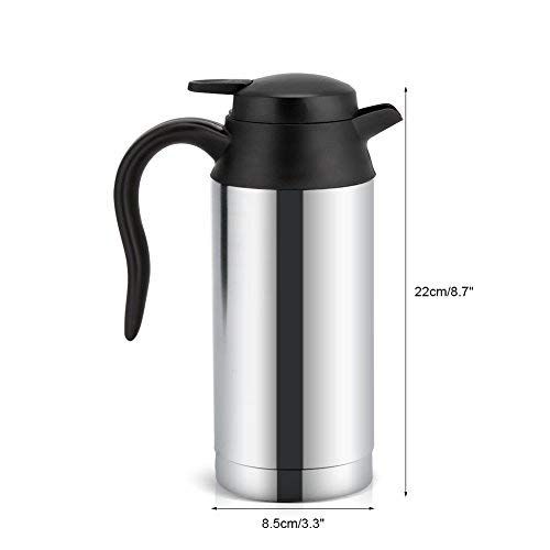  Garsent Auto Wasserkocher Edelstahl 12V Zigarettenanzuender Reisewasserkocher fuer Wasser Kaffee Getranke Heizung