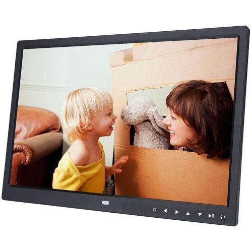  [아마존베스트]Garsent 15 Inch High Resolution Photo Frame with Photo / Music / Video Player Multi Function Ultra Slim Design with Remote Control