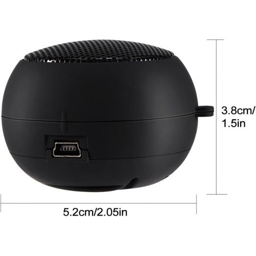  [아마존베스트]Garsent Mini Speaker, Portable Bluetooth Music Speaker with 3.5 mm Audio Jack Built-in 180 mAh Battery for iPod, Mobile Phone, PC, MP3, MP4, MP5